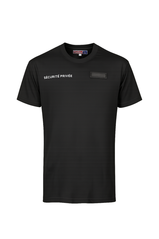 T-Shirt Sécurité Fenêtre – Matricule à broder